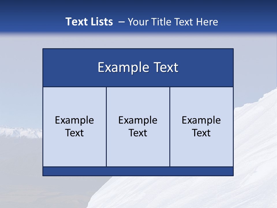 Ski PowerPoint Template