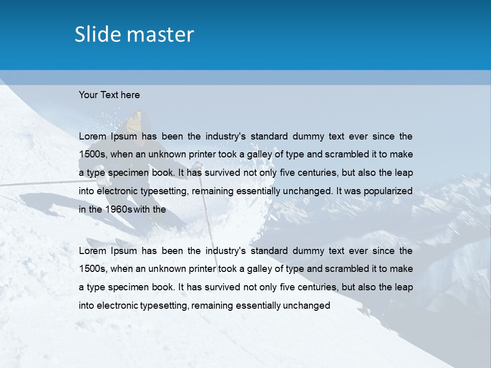 Ski PowerPoint Template