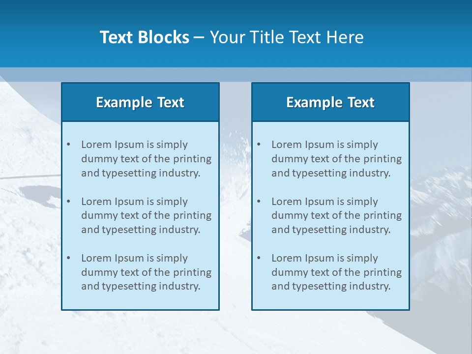 Ski PowerPoint Template