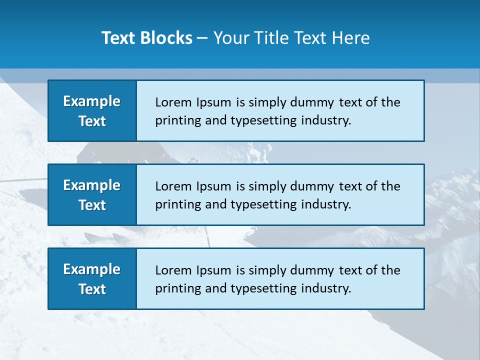 Ski PowerPoint Template