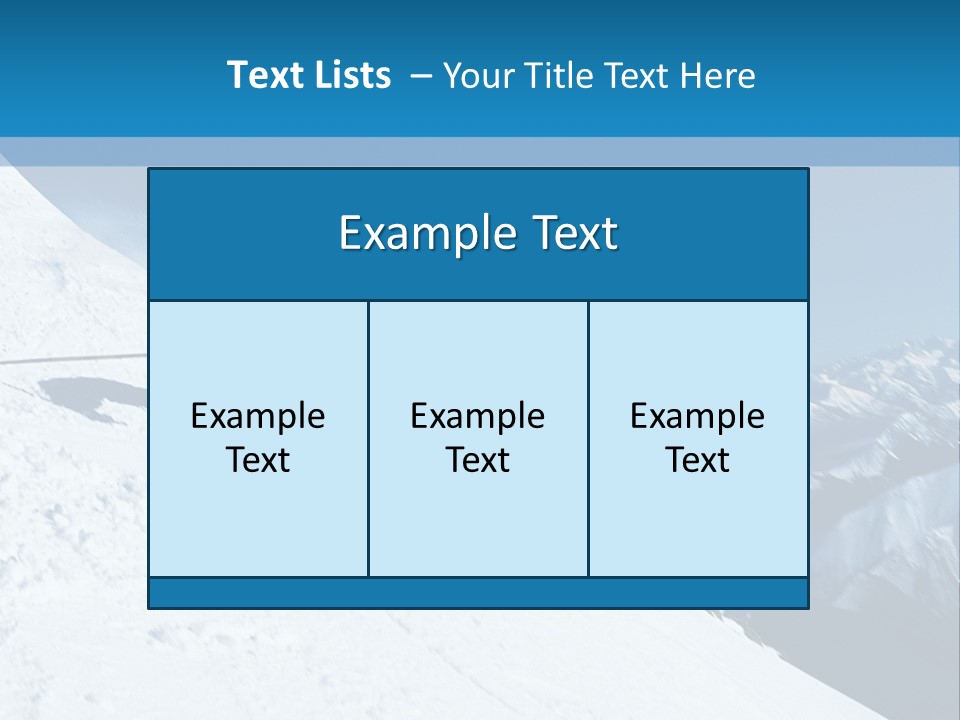 Ski PowerPoint Template