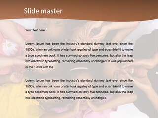 Young Kids Growing Up And Having Fun. Childhood, Learning, Exploration Family PowerPoint Template