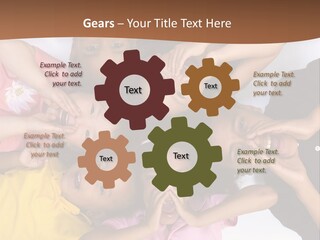 Young Kids Growing Up And Having Fun. Childhood, Learning, Exploration Family PowerPoint Template