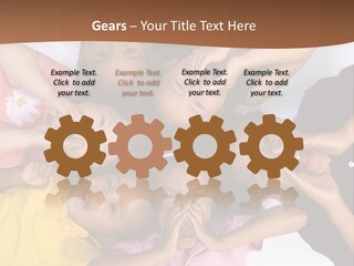 Young Kids Growing Up And Having Fun. Childhood, Learning, Exploration Family PowerPoint Template