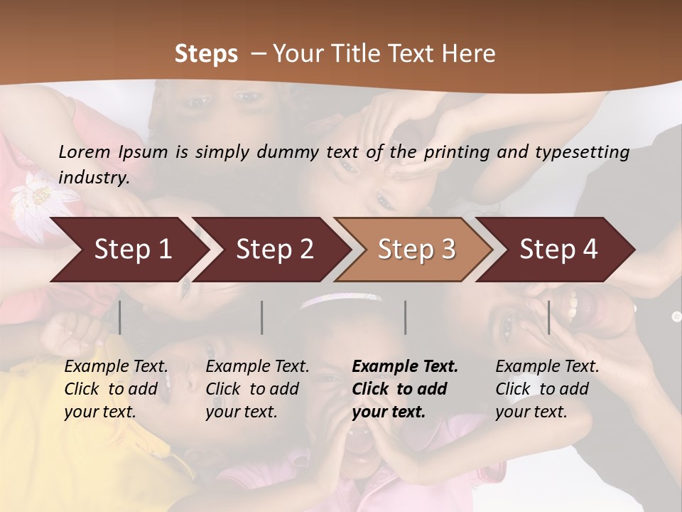 Young Kids Growing Up And Having Fun. Childhood, Learning, Exploration Family PowerPoint Template