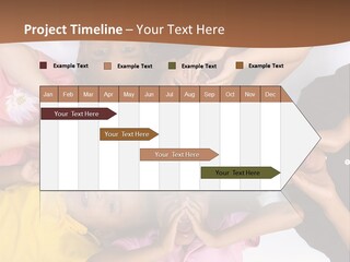 Young Kids Growing Up And Having Fun. Childhood, Learning, Exploration Family PowerPoint Template
