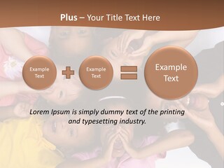 Young Kids Growing Up And Having Fun. Childhood, Learning, Exploration Family PowerPoint Template
