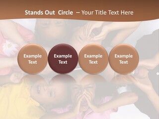 Young Kids Growing Up And Having Fun. Childhood, Learning, Exploration Family PowerPoint Template
