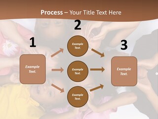 Young Kids Growing Up And Having Fun. Childhood, Learning, Exploration Family PowerPoint Template