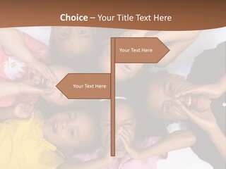 Young Kids Growing Up And Having Fun. Childhood, Learning, Exploration Family PowerPoint Template