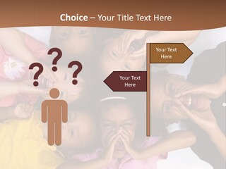 Young Kids Growing Up And Having Fun. Childhood, Learning, Exploration Family PowerPoint Template