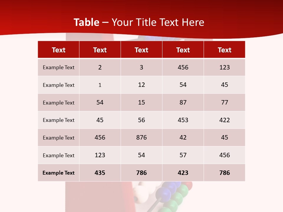 Abacus PowerPoint Template