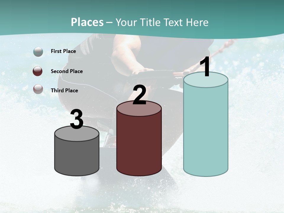 Boy Wakeboarding PowerPoint Template