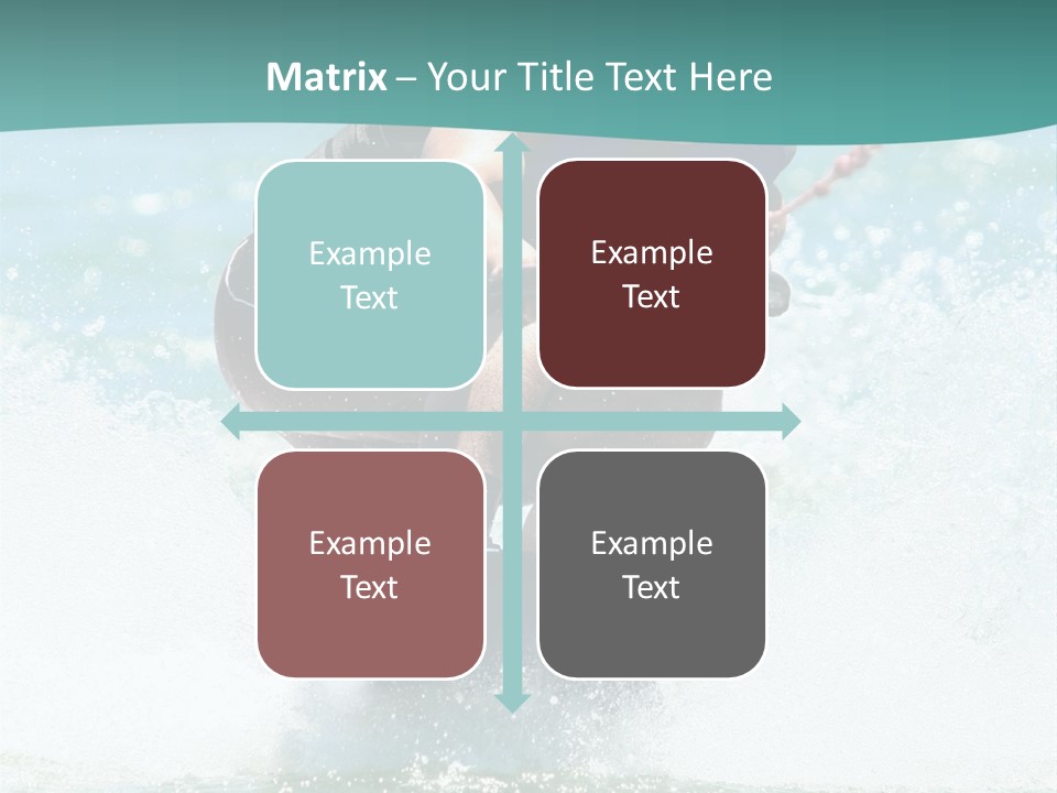 Boy Wakeboarding PowerPoint Template
