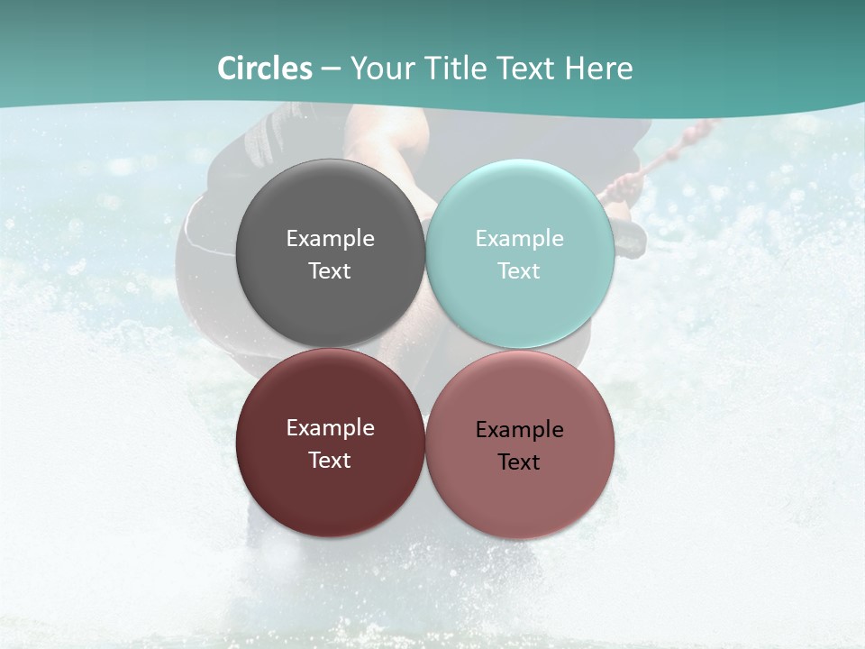 Boy Wakeboarding PowerPoint Template