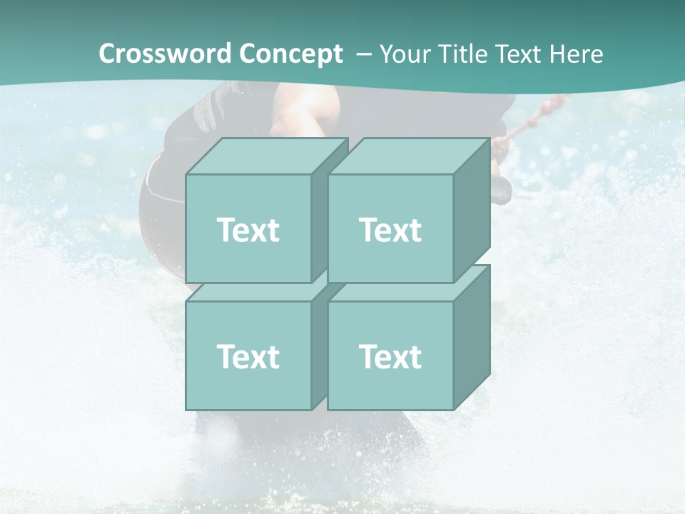 Boy Wakeboarding PowerPoint Template