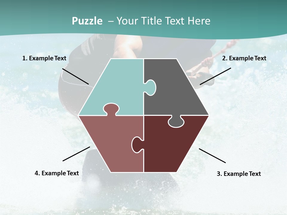 Boy Wakeboarding PowerPoint Template