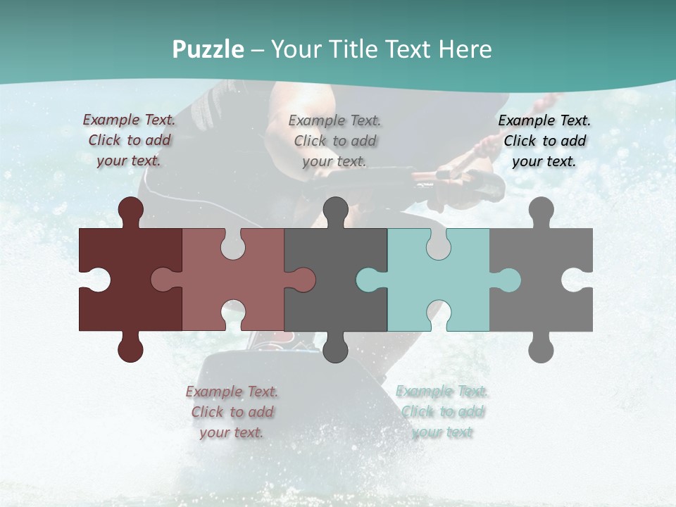 Boy Wakeboarding PowerPoint Template