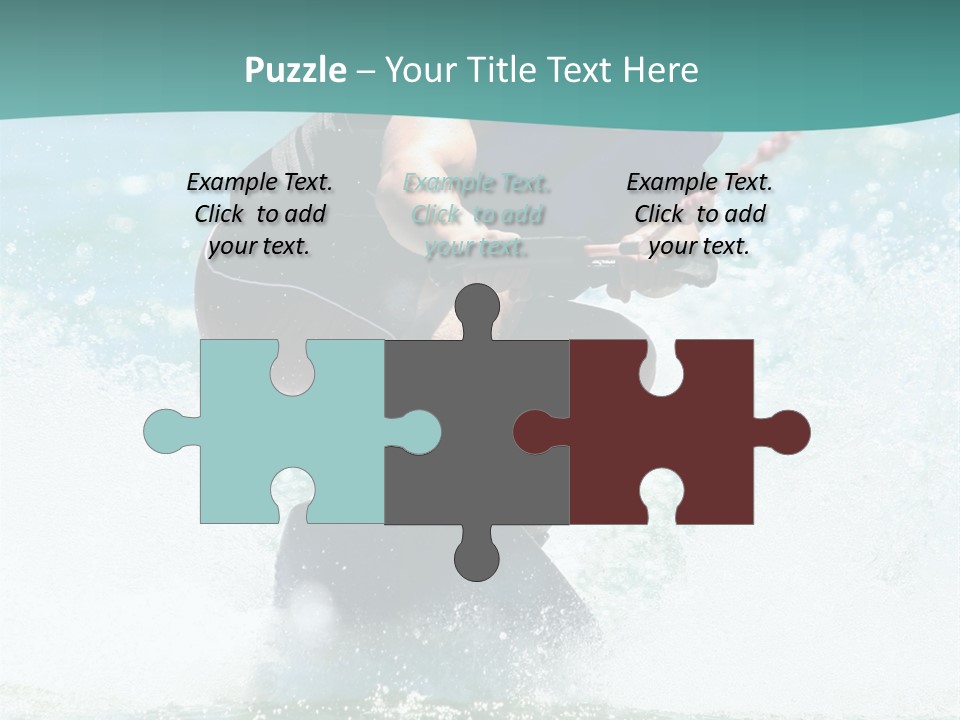 Boy Wakeboarding PowerPoint Template