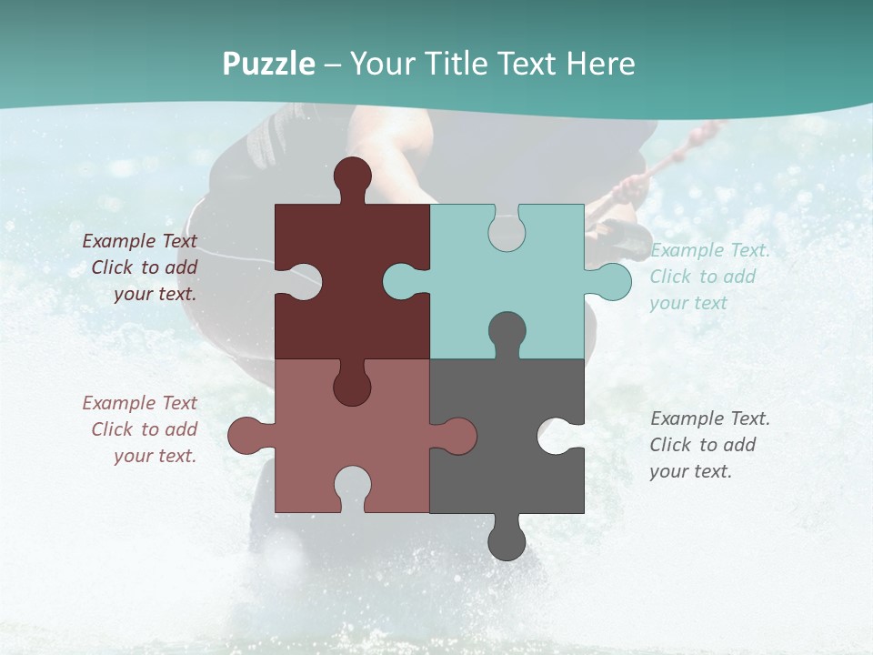 Boy Wakeboarding PowerPoint Template