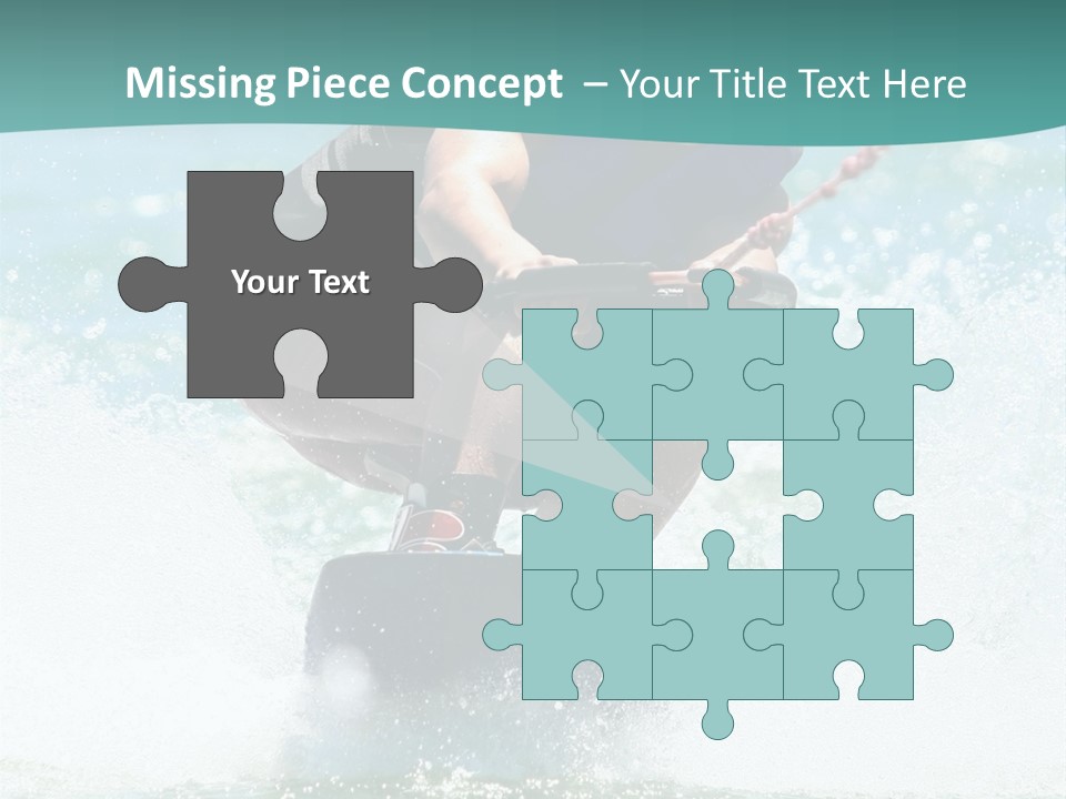 Boy Wakeboarding PowerPoint Template