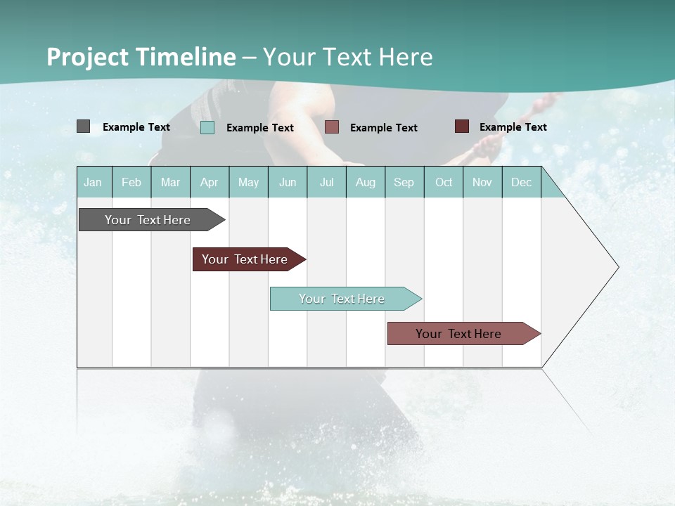 Boy Wakeboarding PowerPoint Template