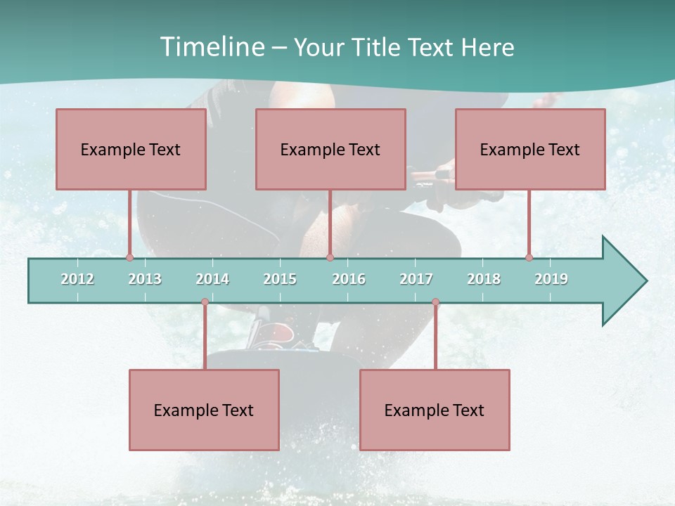 Boy Wakeboarding PowerPoint Template