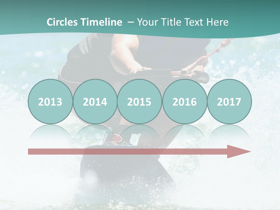 Boy Wakeboarding PowerPoint Template