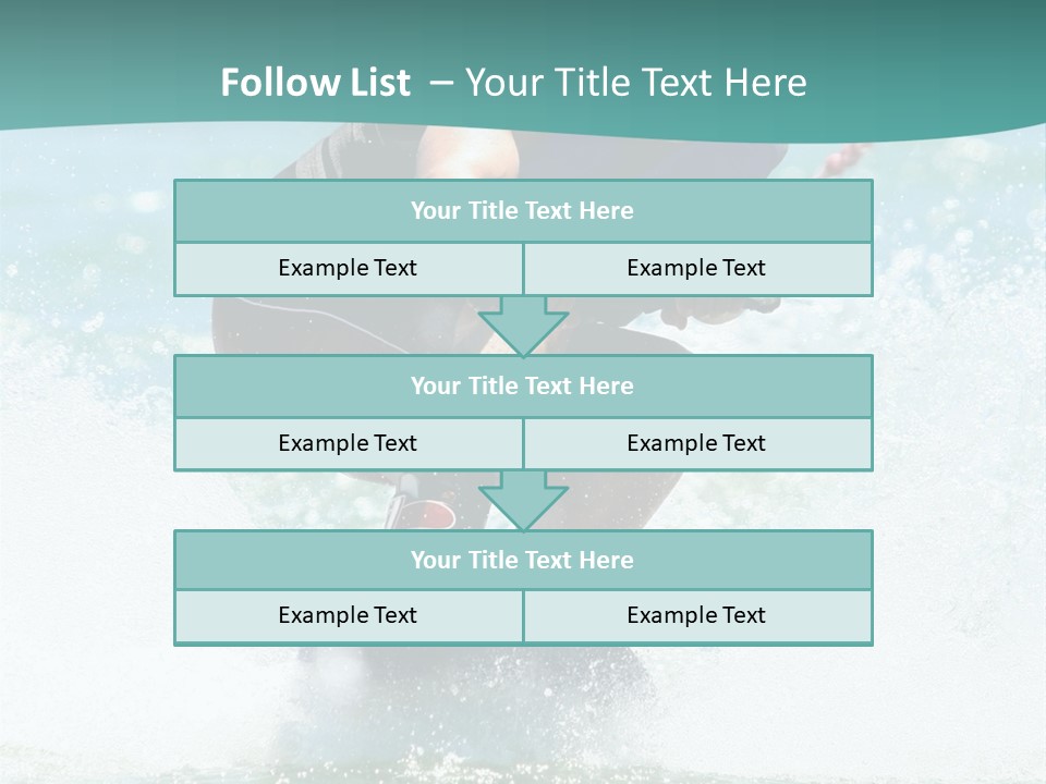 Boy Wakeboarding PowerPoint Template