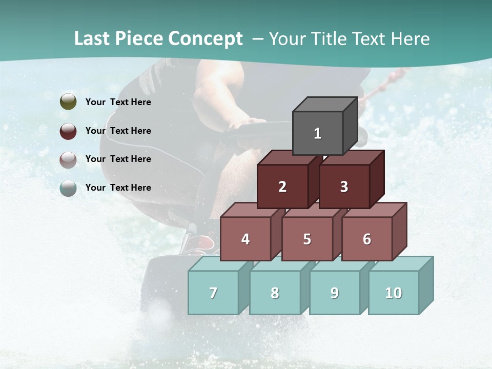 Boy Wakeboarding PowerPoint Template