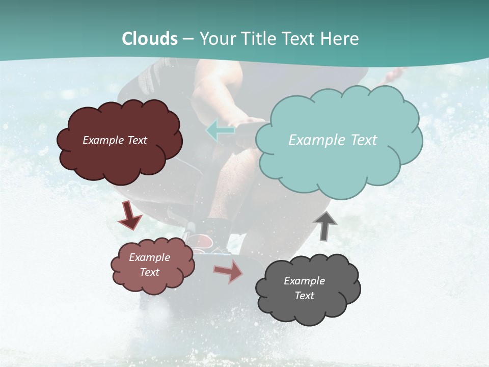 Boy Wakeboarding PowerPoint Template