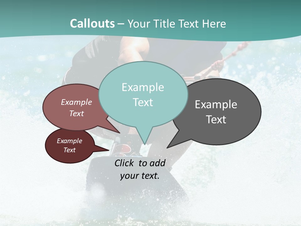 Boy Wakeboarding PowerPoint Template