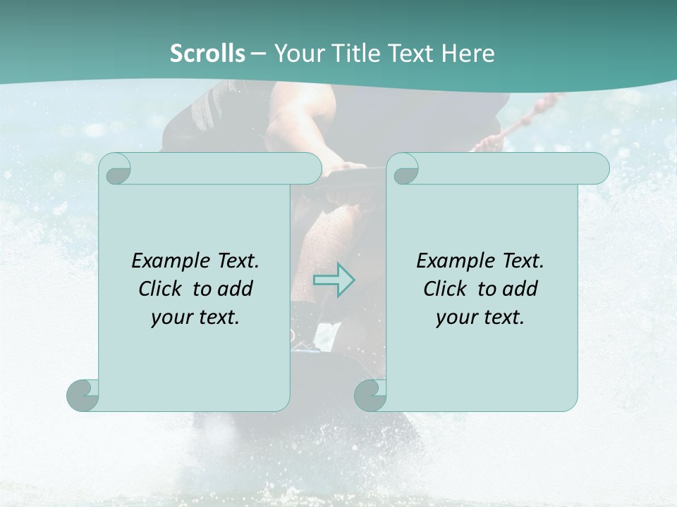 Boy Wakeboarding PowerPoint Template