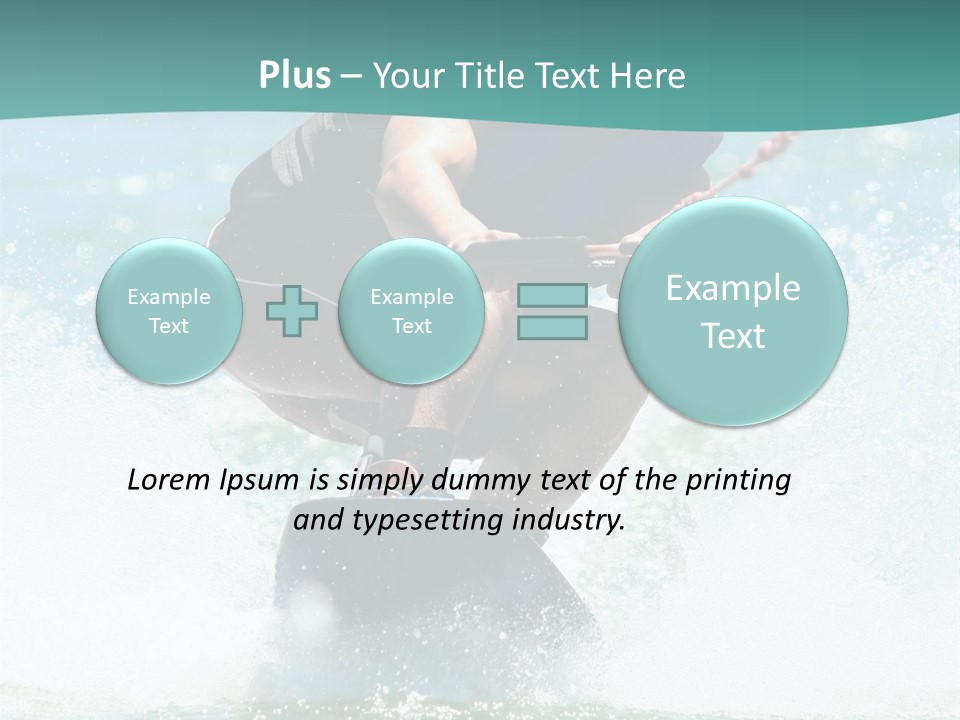 Boy Wakeboarding PowerPoint Template