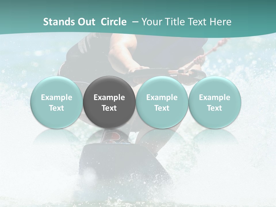 Boy Wakeboarding PowerPoint Template