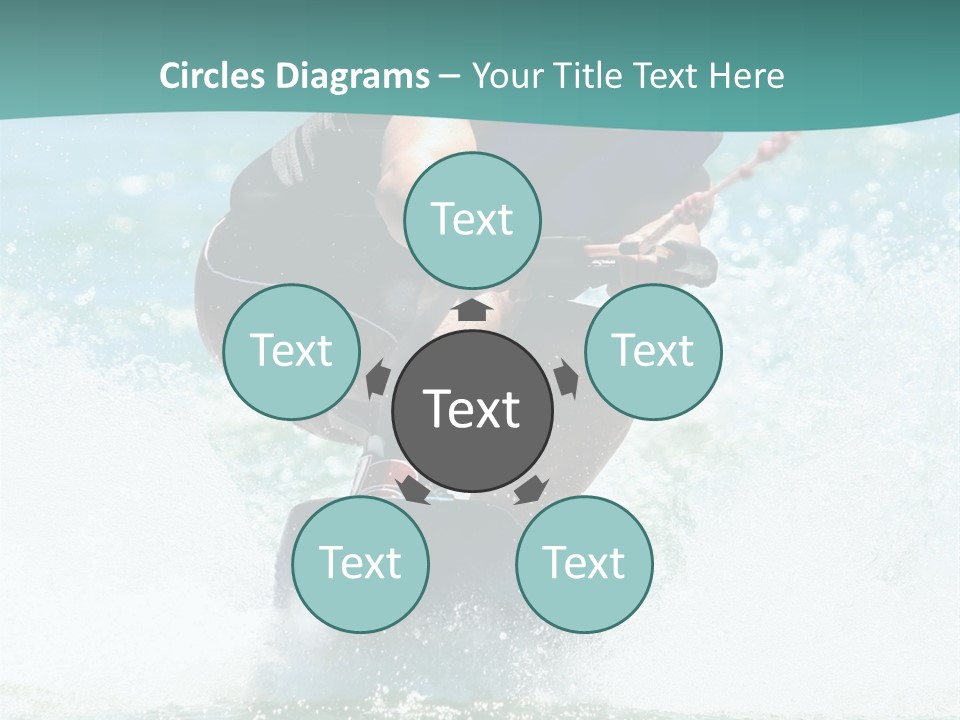 Boy Wakeboarding PowerPoint Template