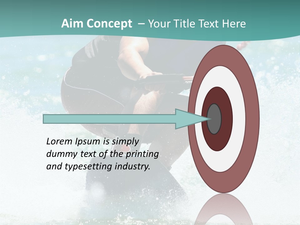 Boy Wakeboarding PowerPoint Template