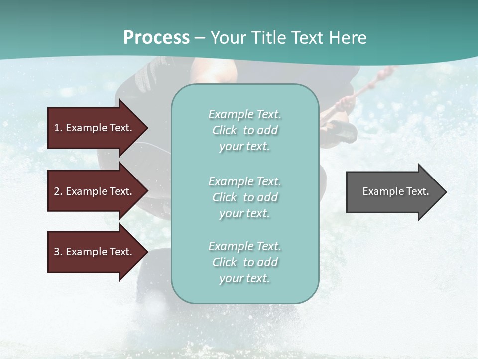Boy Wakeboarding PowerPoint Template