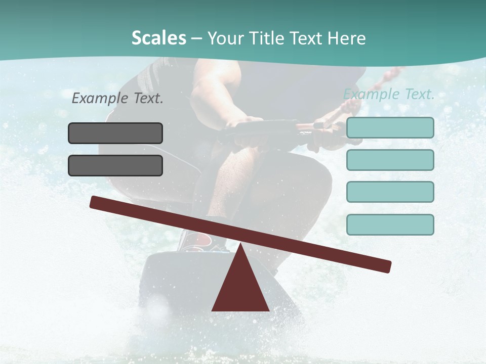Boy Wakeboarding PowerPoint Template