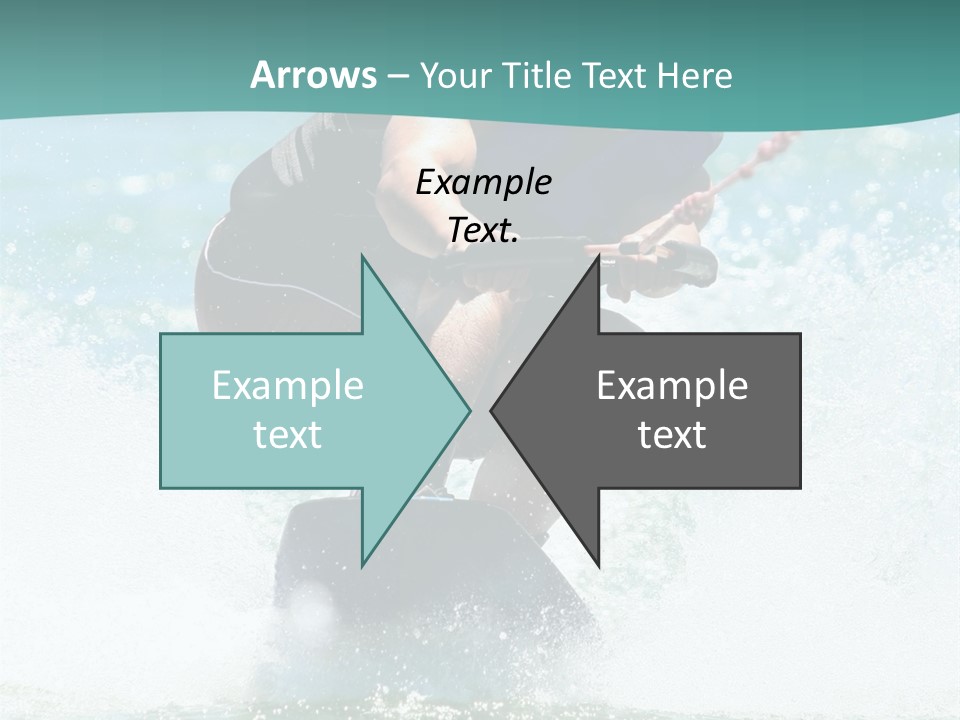 Boy Wakeboarding PowerPoint Template