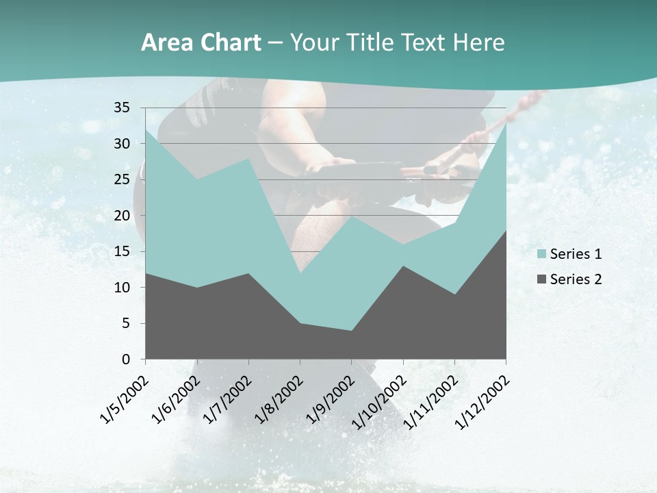 Boy Wakeboarding PowerPoint Template