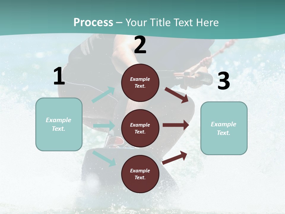 Boy Wakeboarding PowerPoint Template