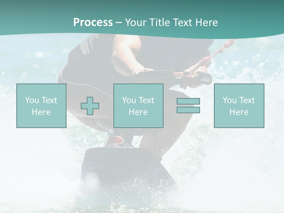 Boy Wakeboarding PowerPoint Template
