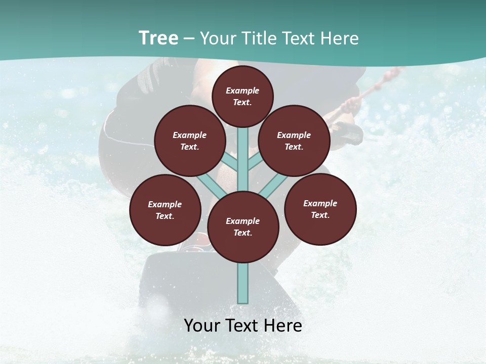 Boy Wakeboarding PowerPoint Template