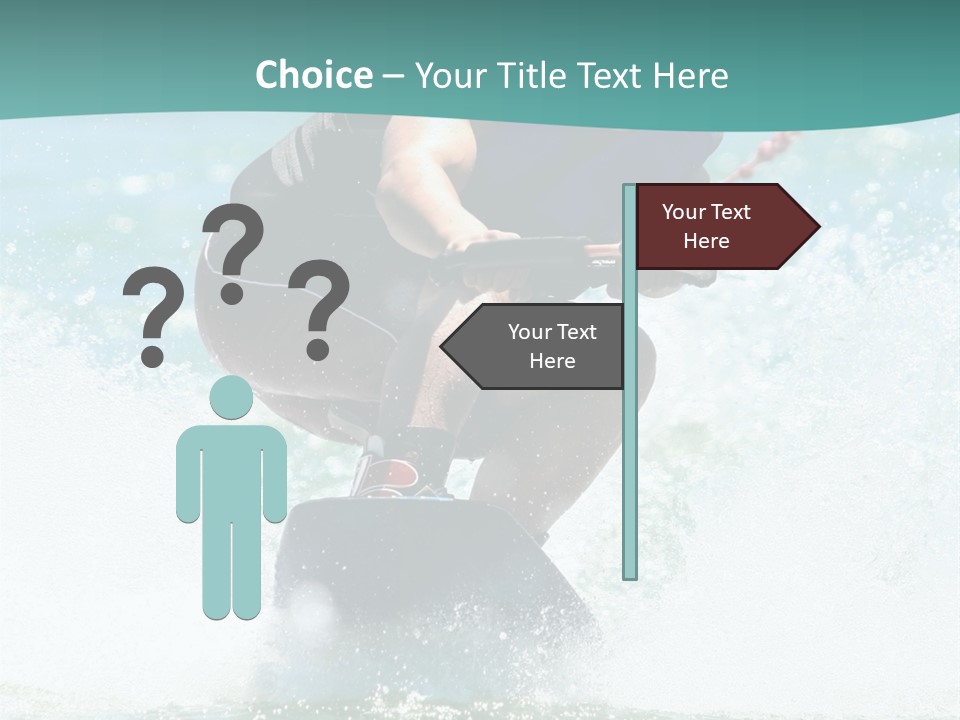 Boy Wakeboarding PowerPoint Template