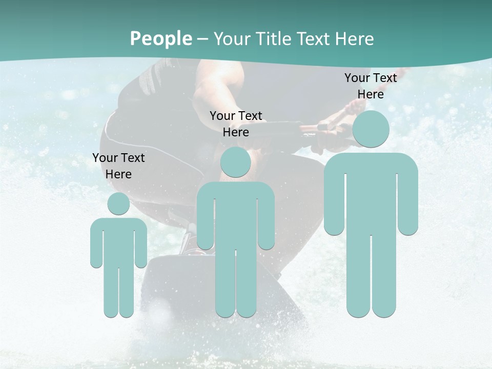 Boy Wakeboarding PowerPoint Template