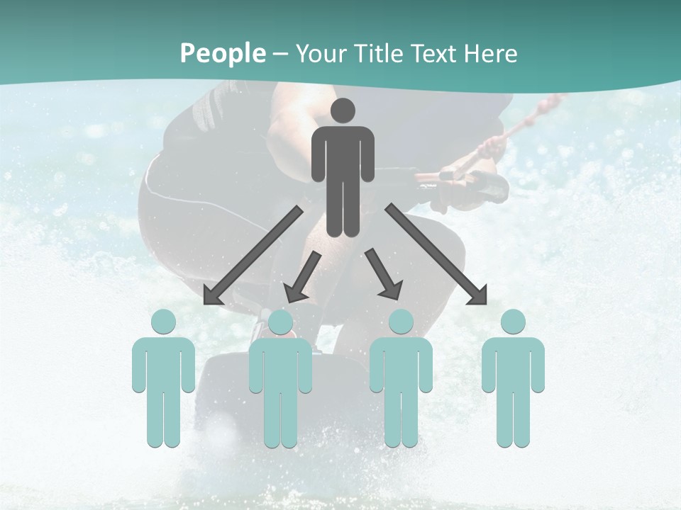 Boy Wakeboarding PowerPoint Template