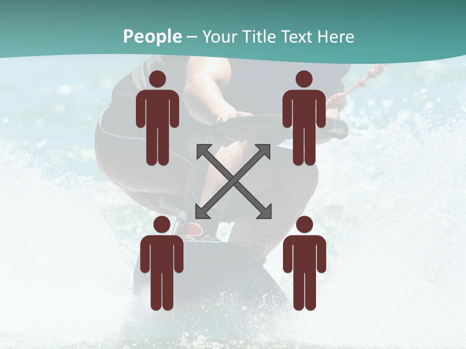 Boy Wakeboarding PowerPoint Template