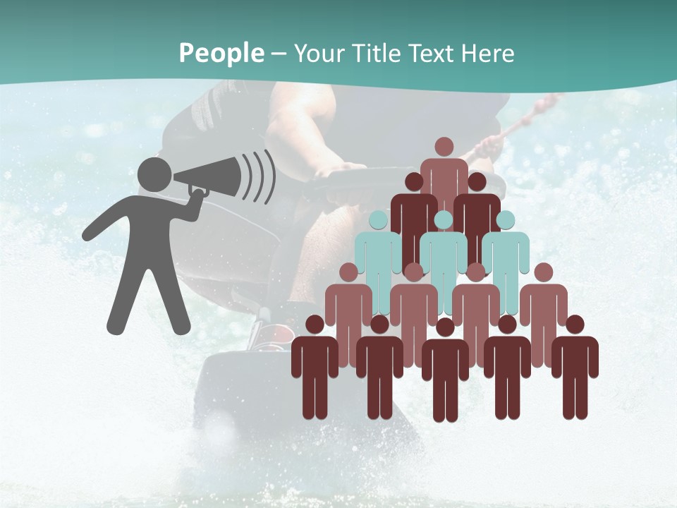 Boy Wakeboarding PowerPoint Template