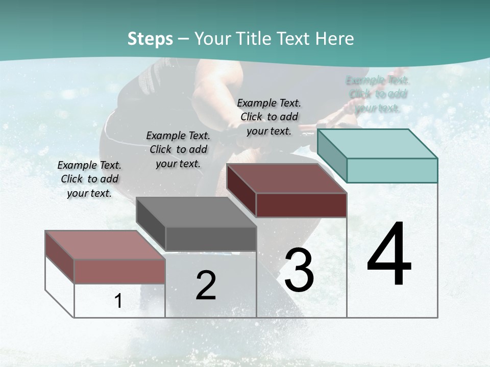 Boy Wakeboarding PowerPoint Template